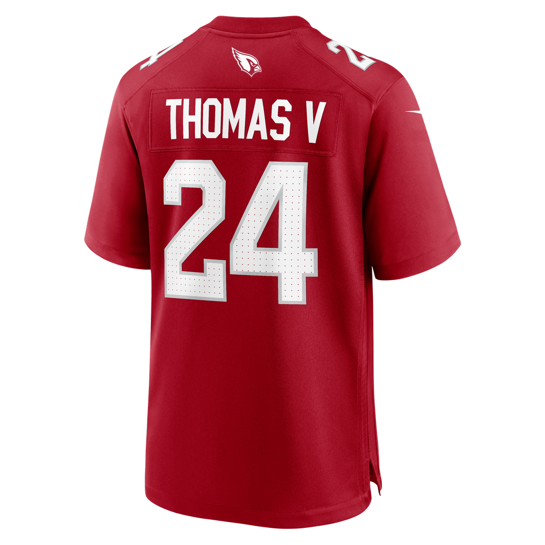 Arizona Cardinals Starling Thomas V Nike Cardinal Team Game Jersey