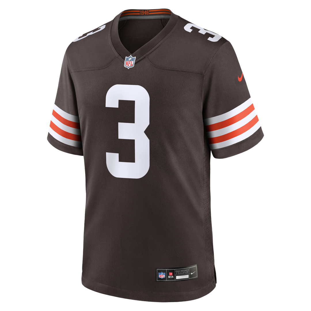 Cleveland Browns Marquise Goodwin Nike Brown Team Game Jersey
