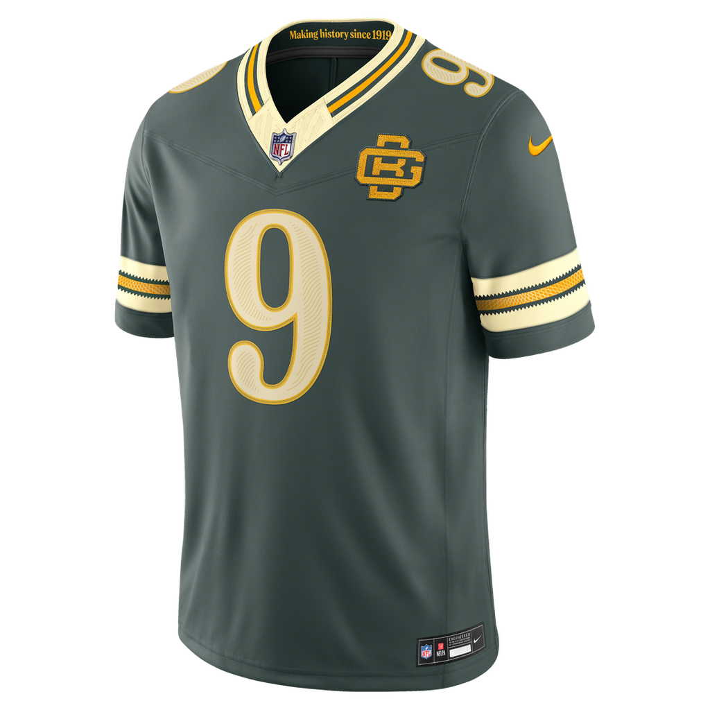 Green Bay Packers Christian Watson Nike Green 2026 Rivalries Collection Stitched Limited Jersey