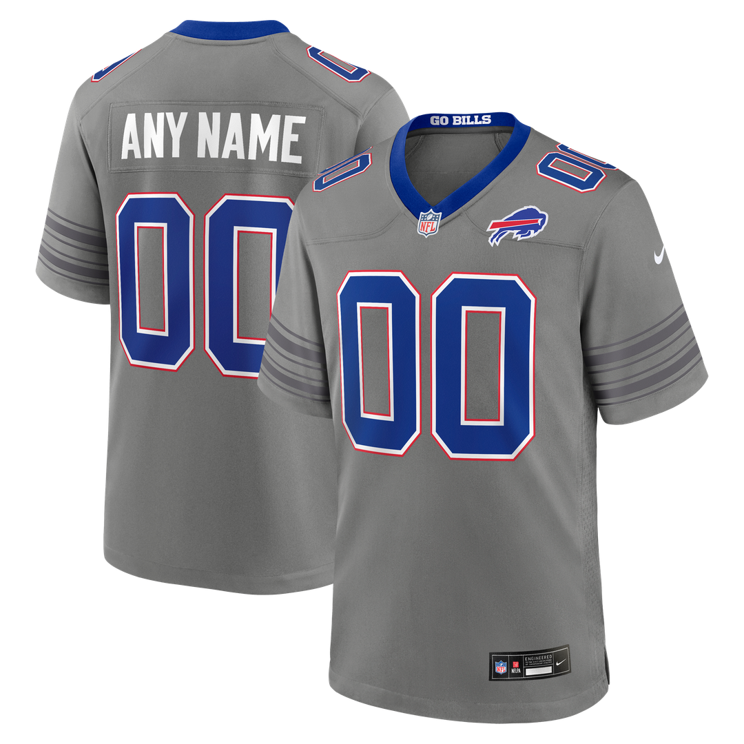 Buffalo Bills Nike Gray Nickel City Custom Game Jersey