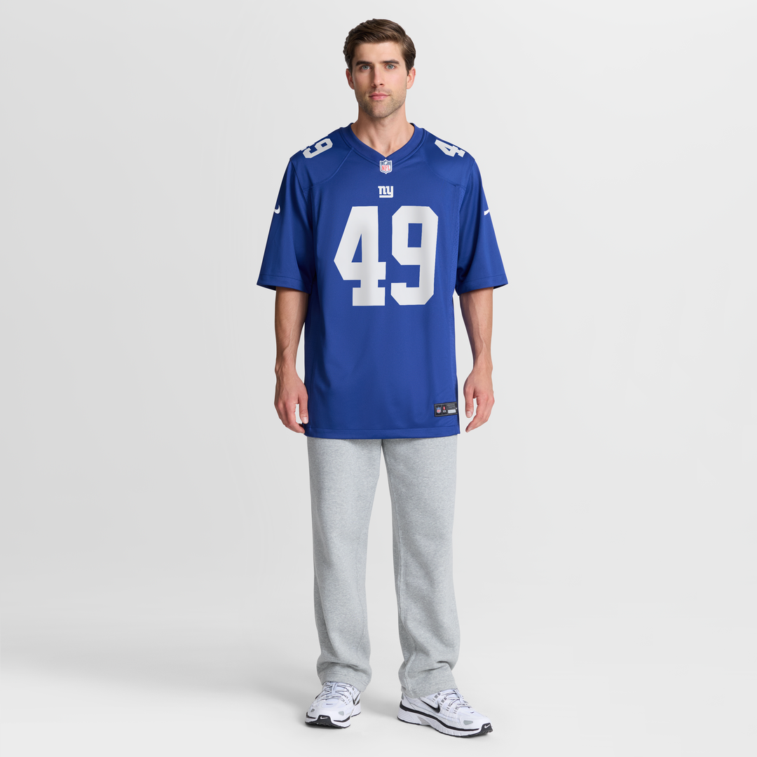 New York Giants Tremaine Edmunds Nike Royal Team Game Jersey