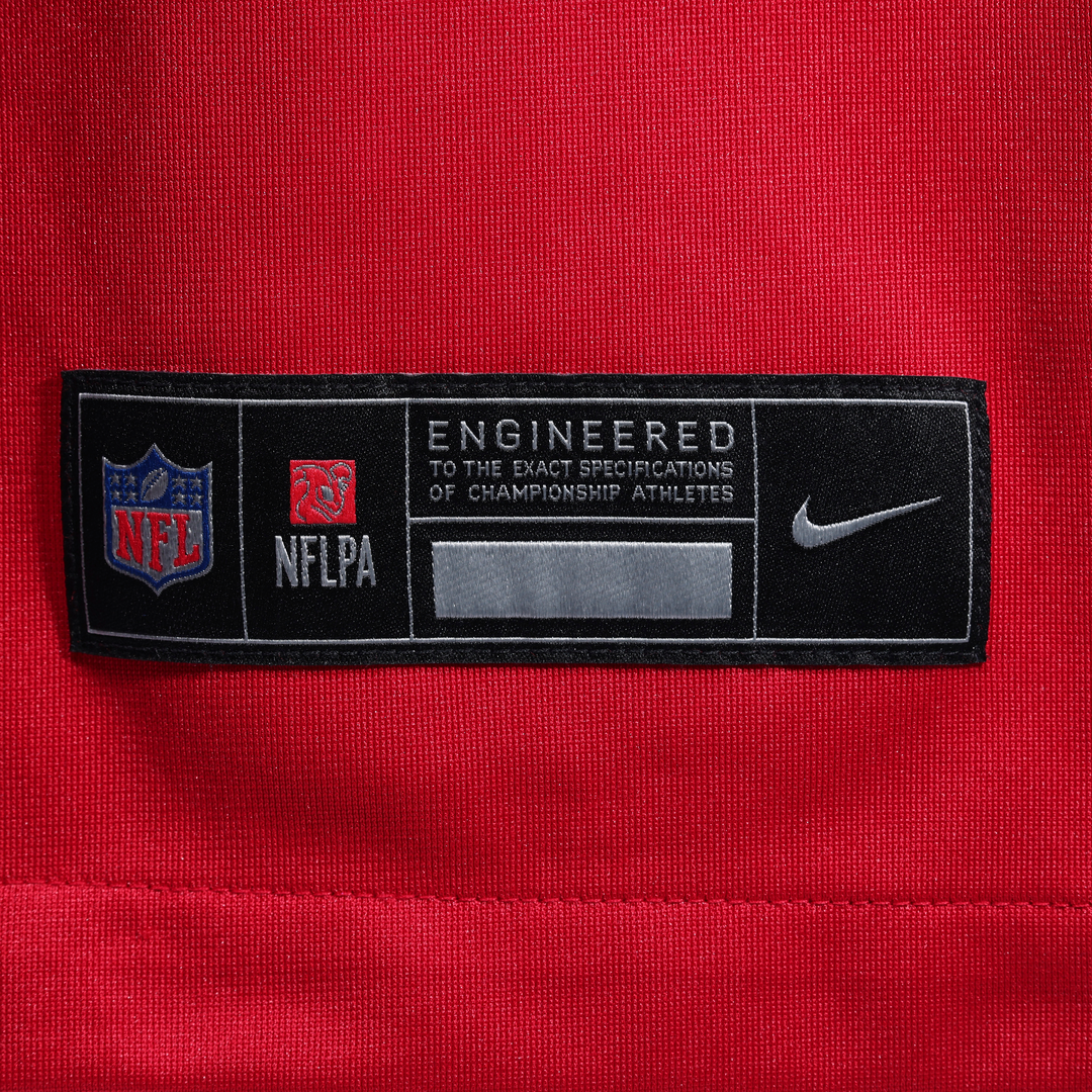 Tampa Bay Buccaneers Bauer Sharp Nike Red Team Game Jersey