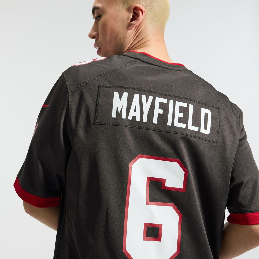 Tampa Bay Buccaneers Baker Mayfield Nike Orange Throwback Game Jersey