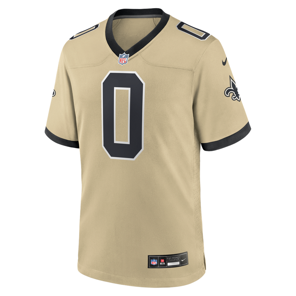 New Orleans Saints Jordyn Tyson Nike Gold Alternate Game Jersey