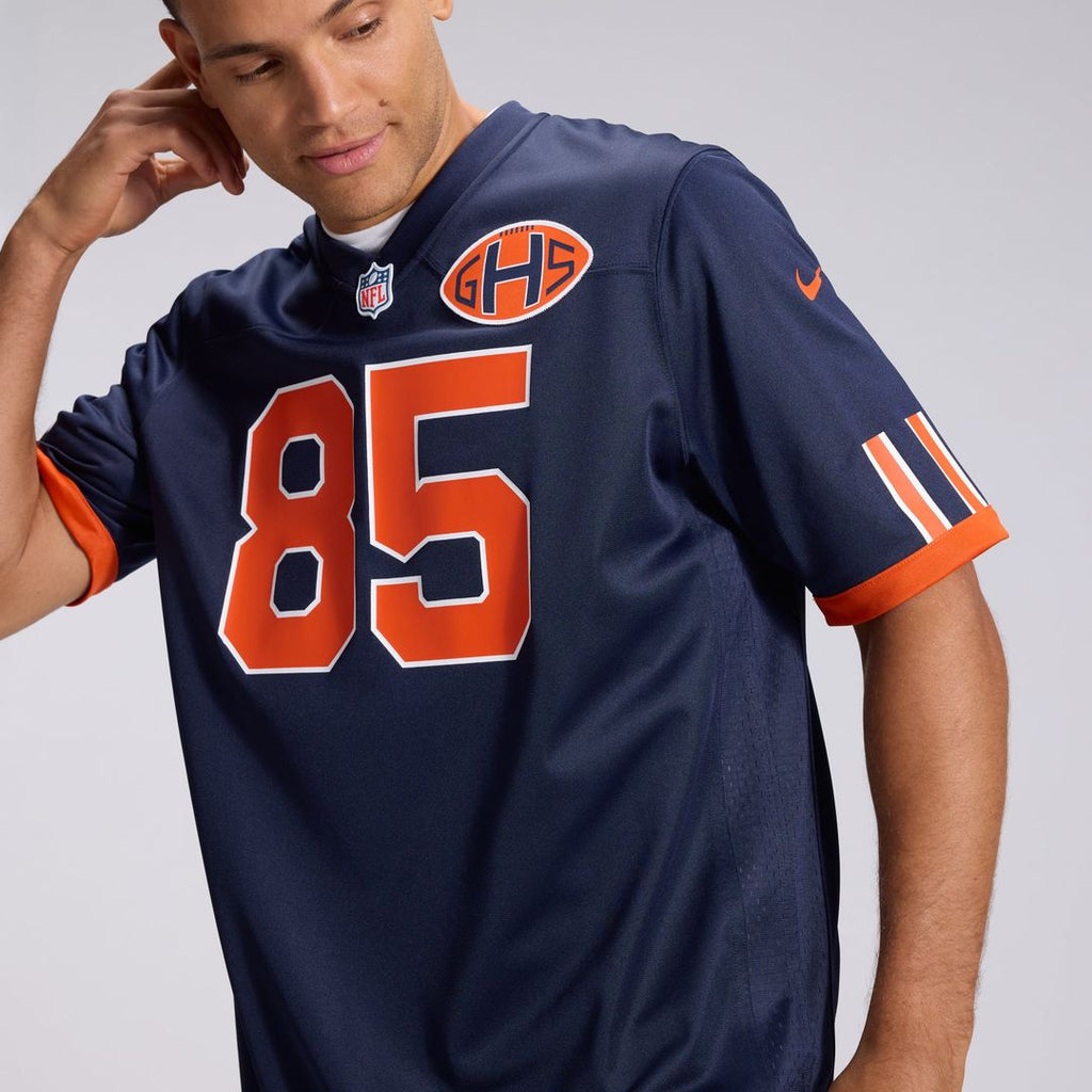 Chicago Bears Cole Kmet Nike Navy 2026 Rivalries Collection Game Jersey