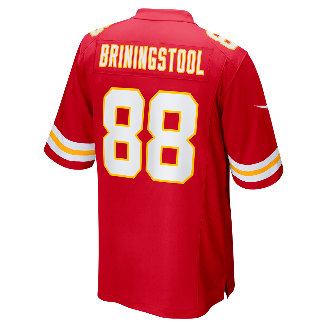 Kansas City Chiefs Jake Briningstool Nike Red Team Game Jersey