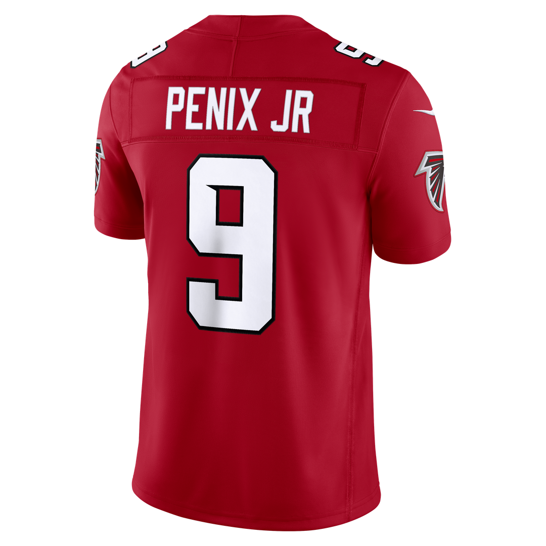 Atlanta Falcons Michael Penix Jr. Nike Red Team Vapor F.U.S.E. Stitched Limited Jersey