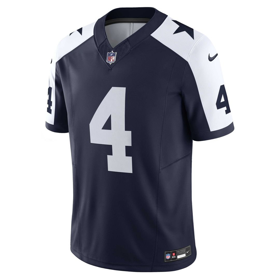Dallas Cowboys Dak Prescott Nike Navy Vapor F.U.S.E. Limited Jersey