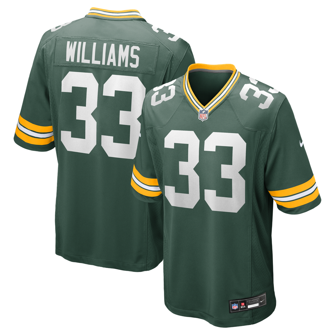 Green Bay Packers Evan Williams Nike Green Game Jersey