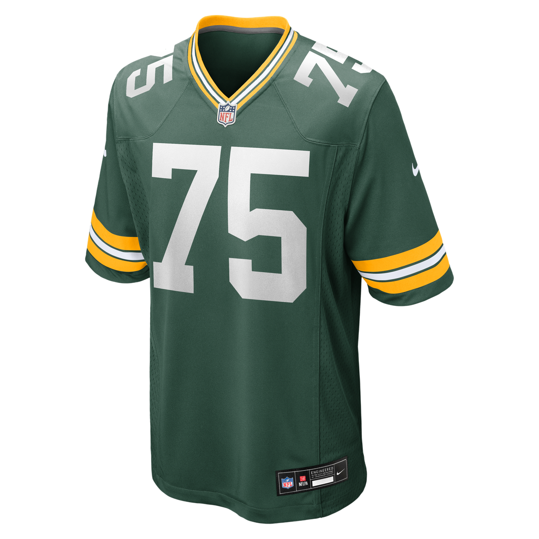 Green Bay Packers Sean Rhyan Nike Green Game Player Jersey