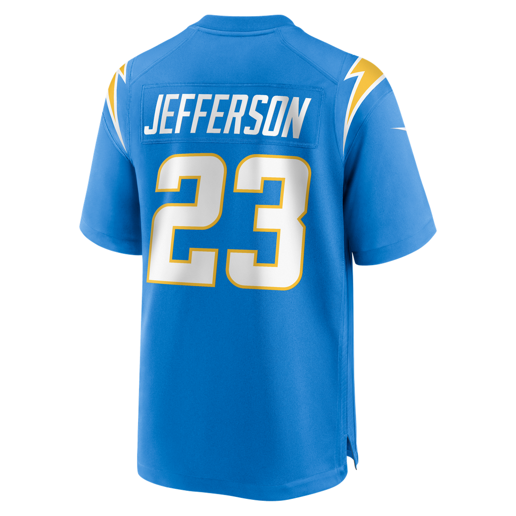 Los Angeles Chargers Tony Jefferson Nike Powder Blue Team Game Jersey