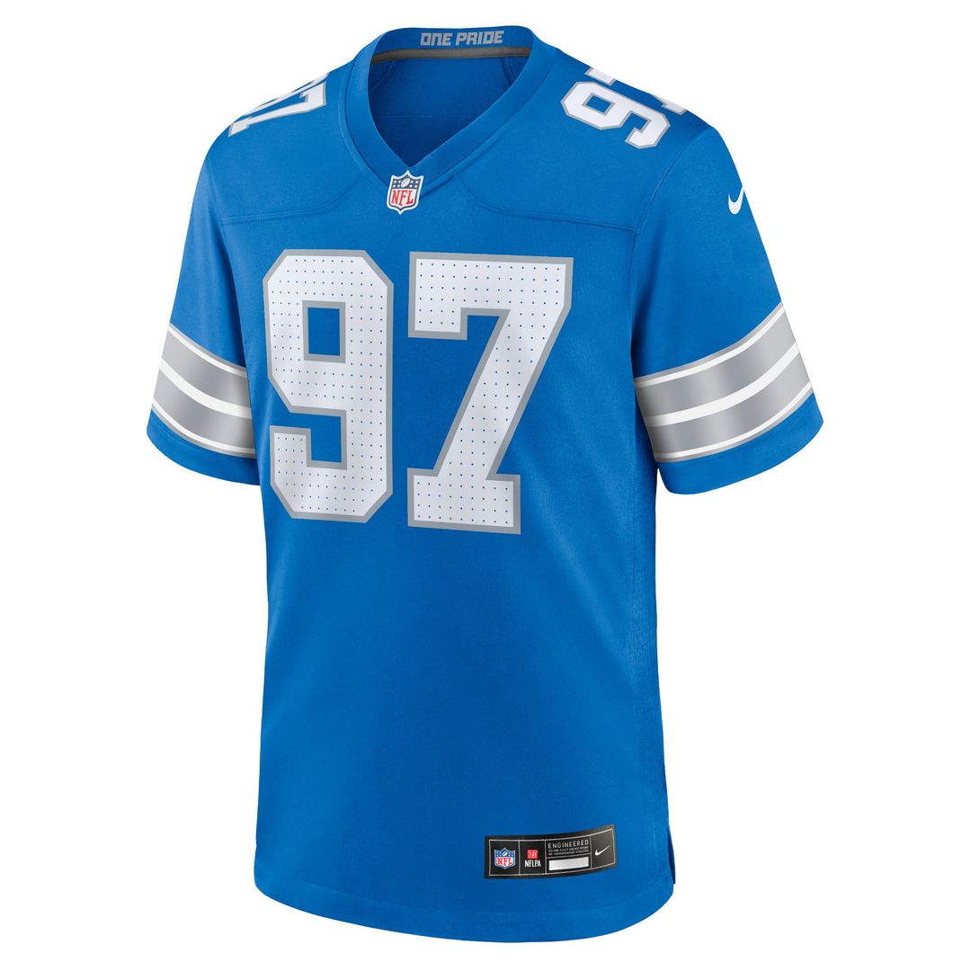 Detroit Lions Aidan Hutchinson Nike Black 2nd Alternate Game Jersey