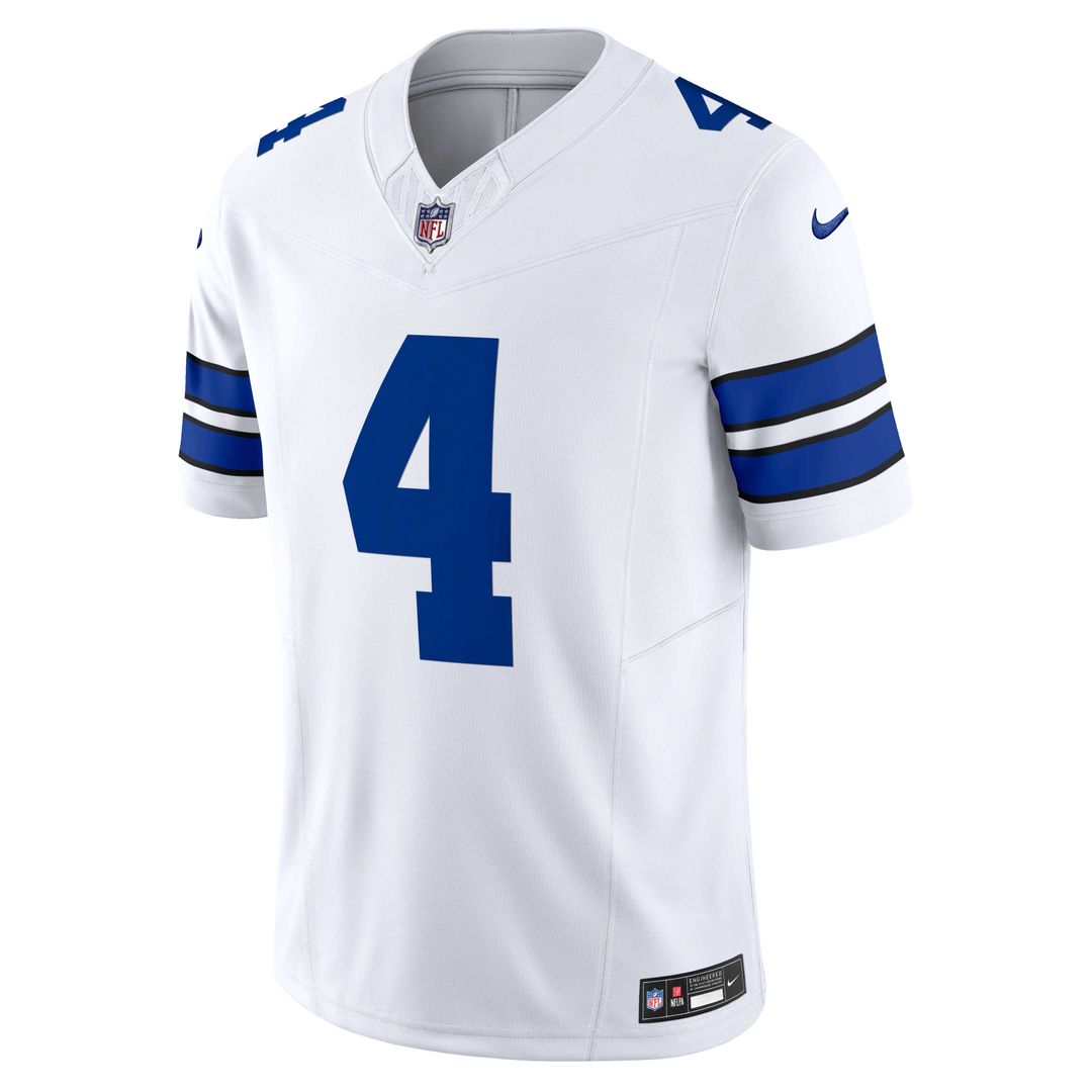 Dallas Cowboys Dak Prescott Nike White Vapor F.U.S.E. Limited Jersey