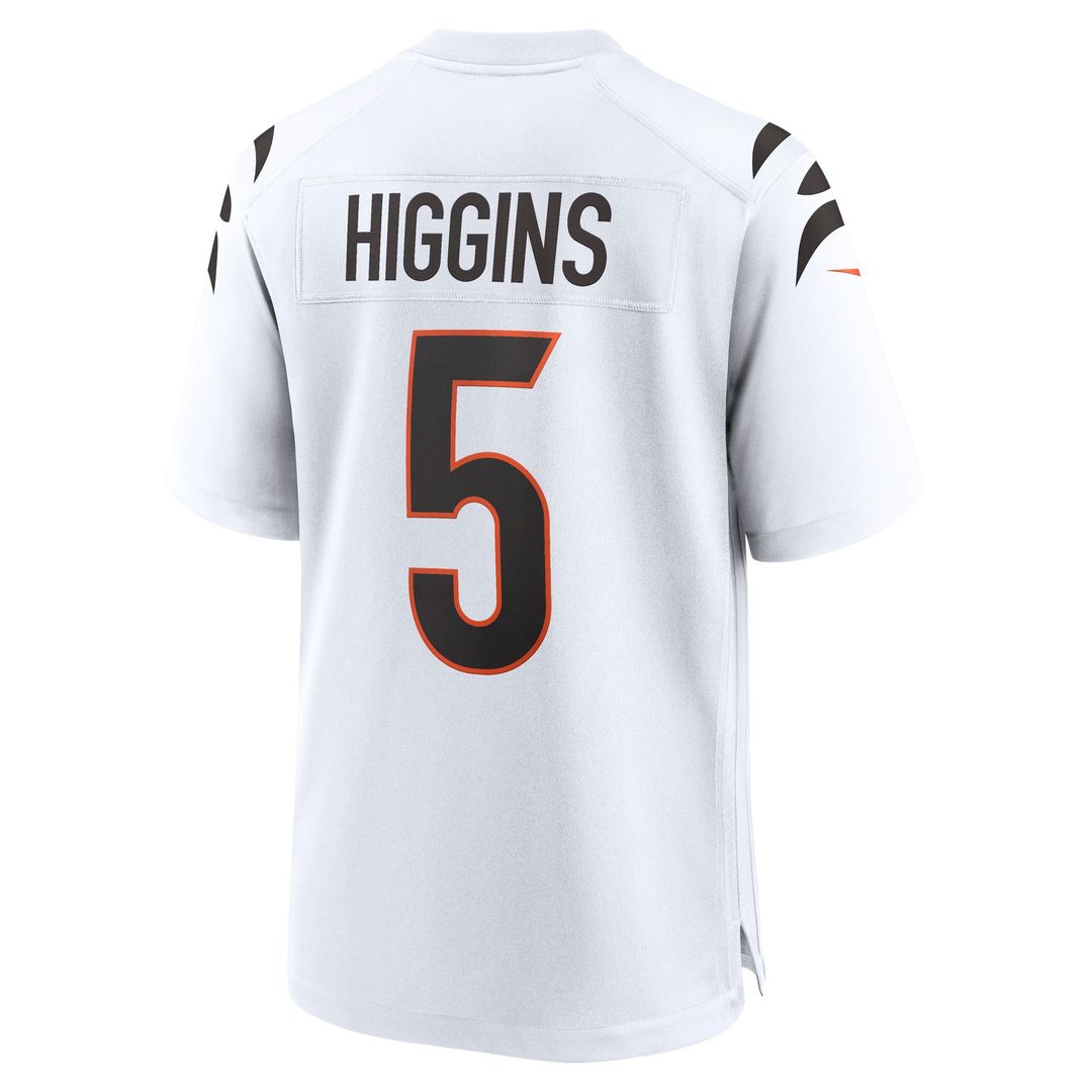 Cincinnati Bengals Tee Higgins Nike White Game Jersey
