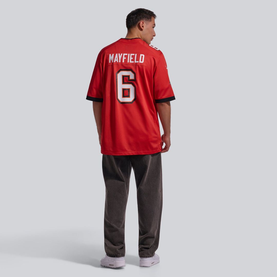 Tampa Bay Buccaneers Baker Mayfield Nike Orange Throwback Game Jersey
