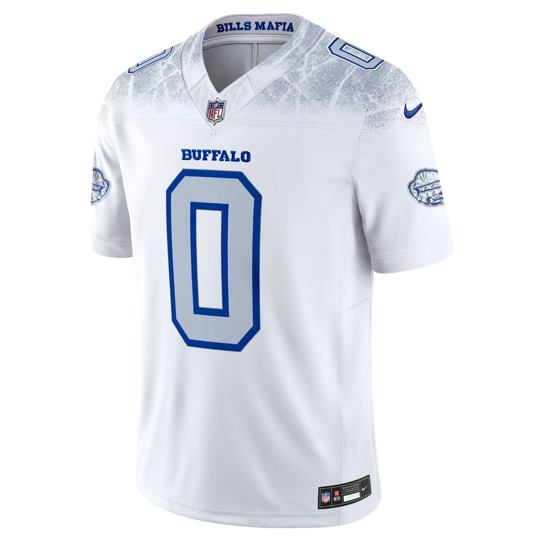 Buffalo Bills Keon Coleman Nike White Rivalries Collection Stitched Limited Jersey