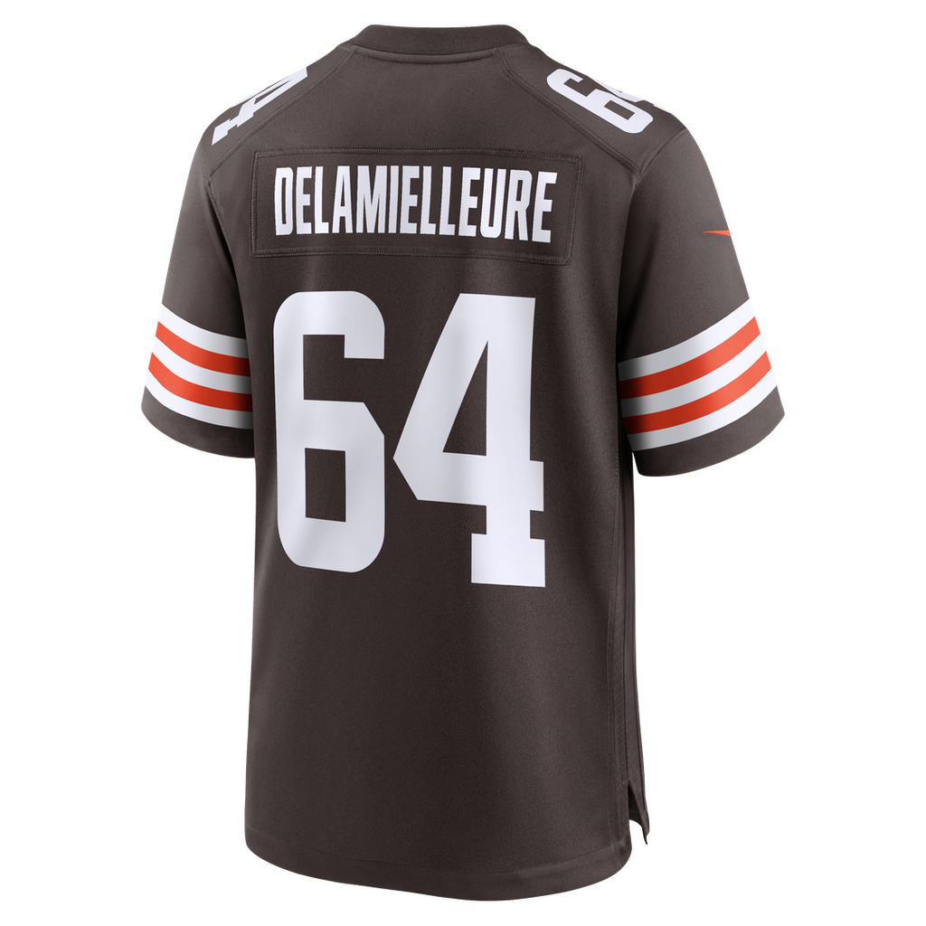 Cleveland Browns Joe DeLamielleure Nike Brown Game Retired Player Jersey