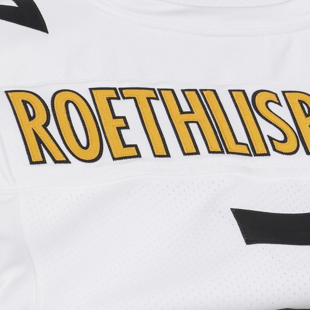 Pittsburgh Steelers Ben Roethlisberger Mitchell & Ness White 2005 Authentic Throwback Jersey