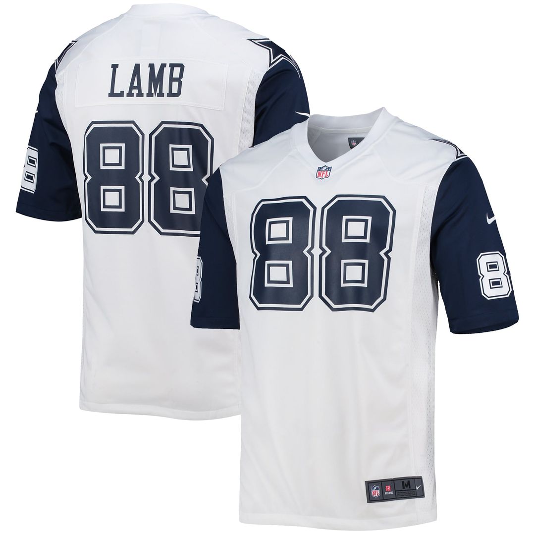 Dallas Cowboys CeeDee Lamb Nike Navy Alternate Game Team Jersey