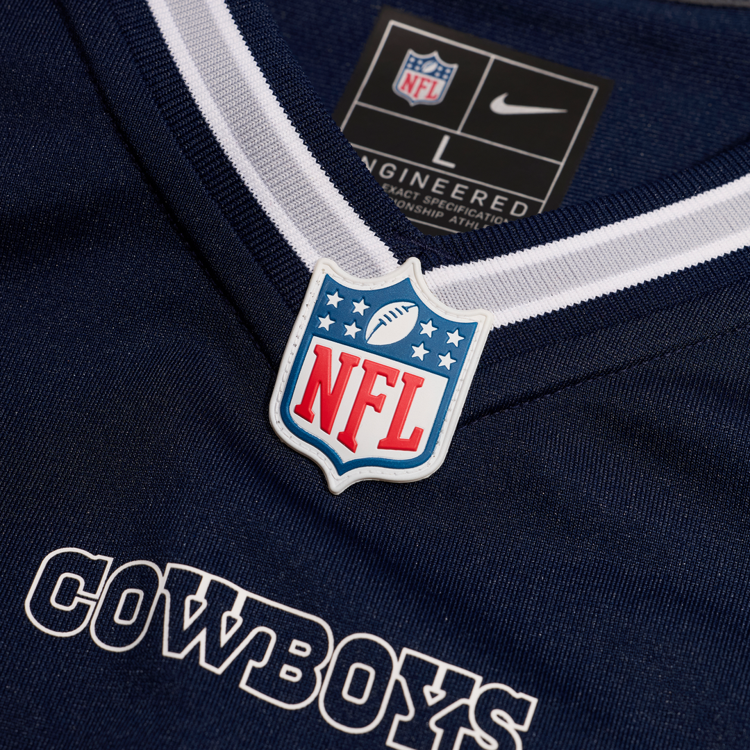 Dallas Cowboys Number 1 Groom Nike Navy Game Jersey