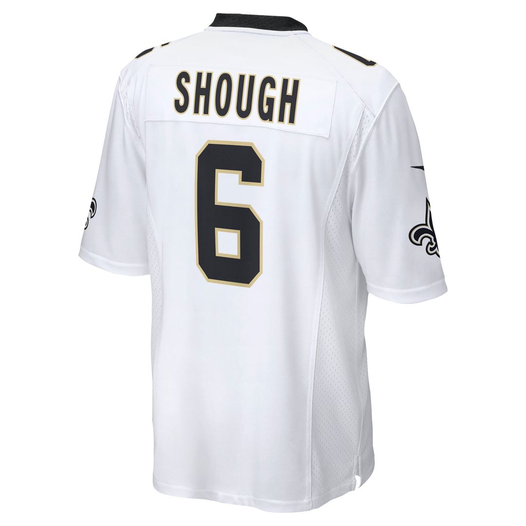 New Orleans Saints Tyler Shough Nike White Game Player Jersey