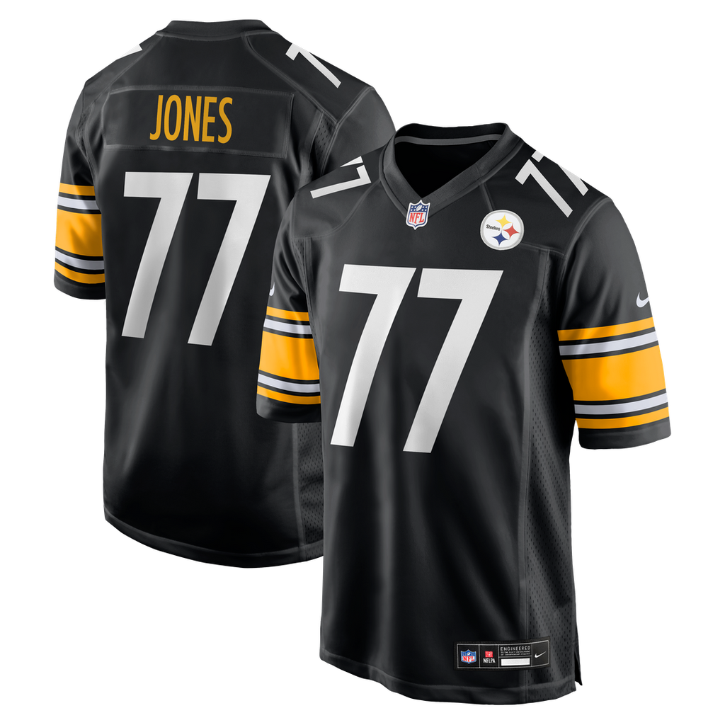 Pittsburgh Steelers Broderick Jones Nike Black Game Jersey