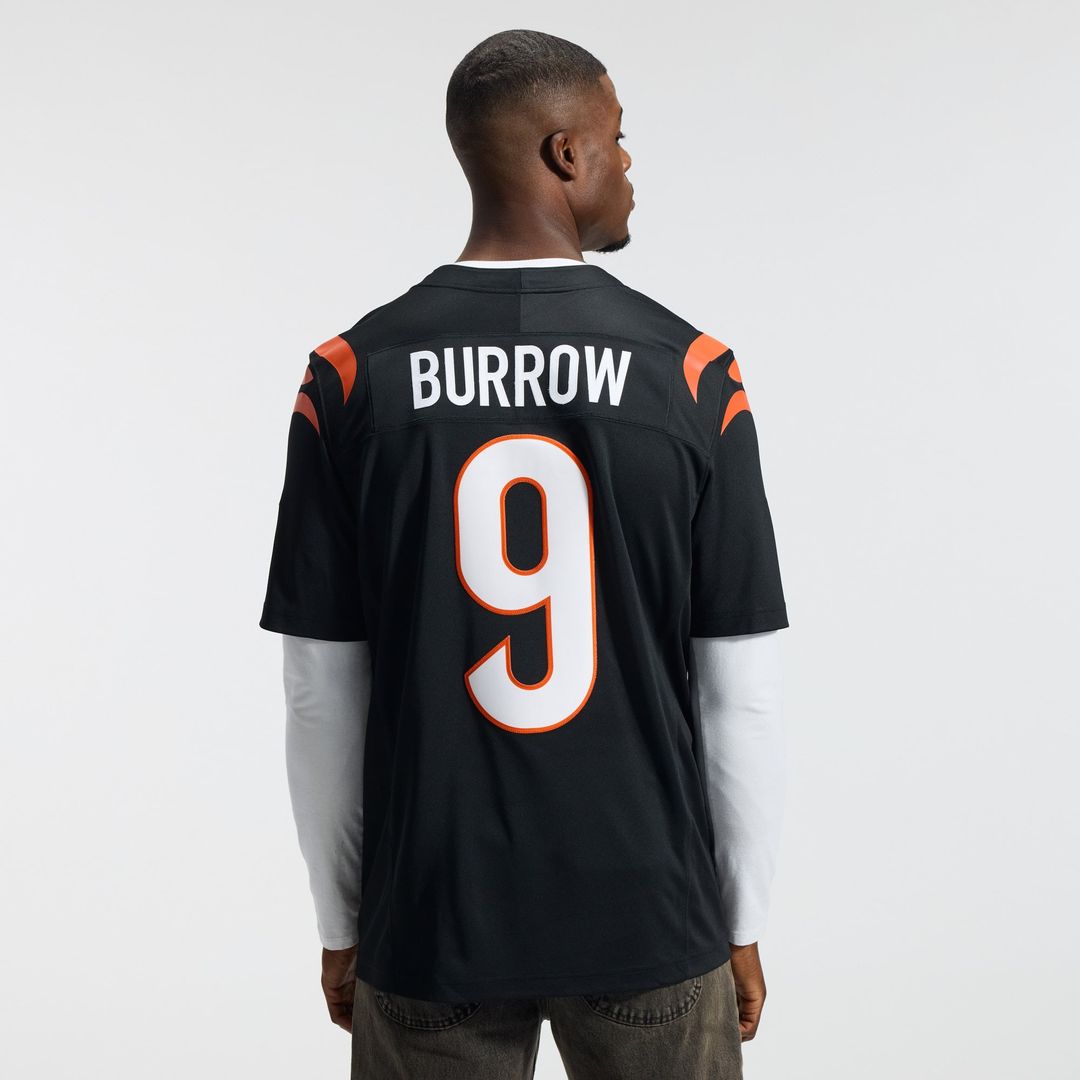 Cincinnati Bengals Joe Burrow Nike Black Team Vapor F.U.S.E. Stitched Limited Jersey