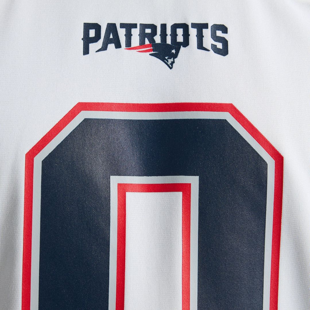 New England Patriots Christian Gonzalez Nike White Game Jersey