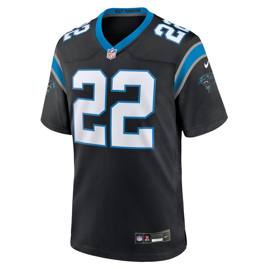 Carolina Panthers Lathan Ransom Nike Black Team Game Jersey