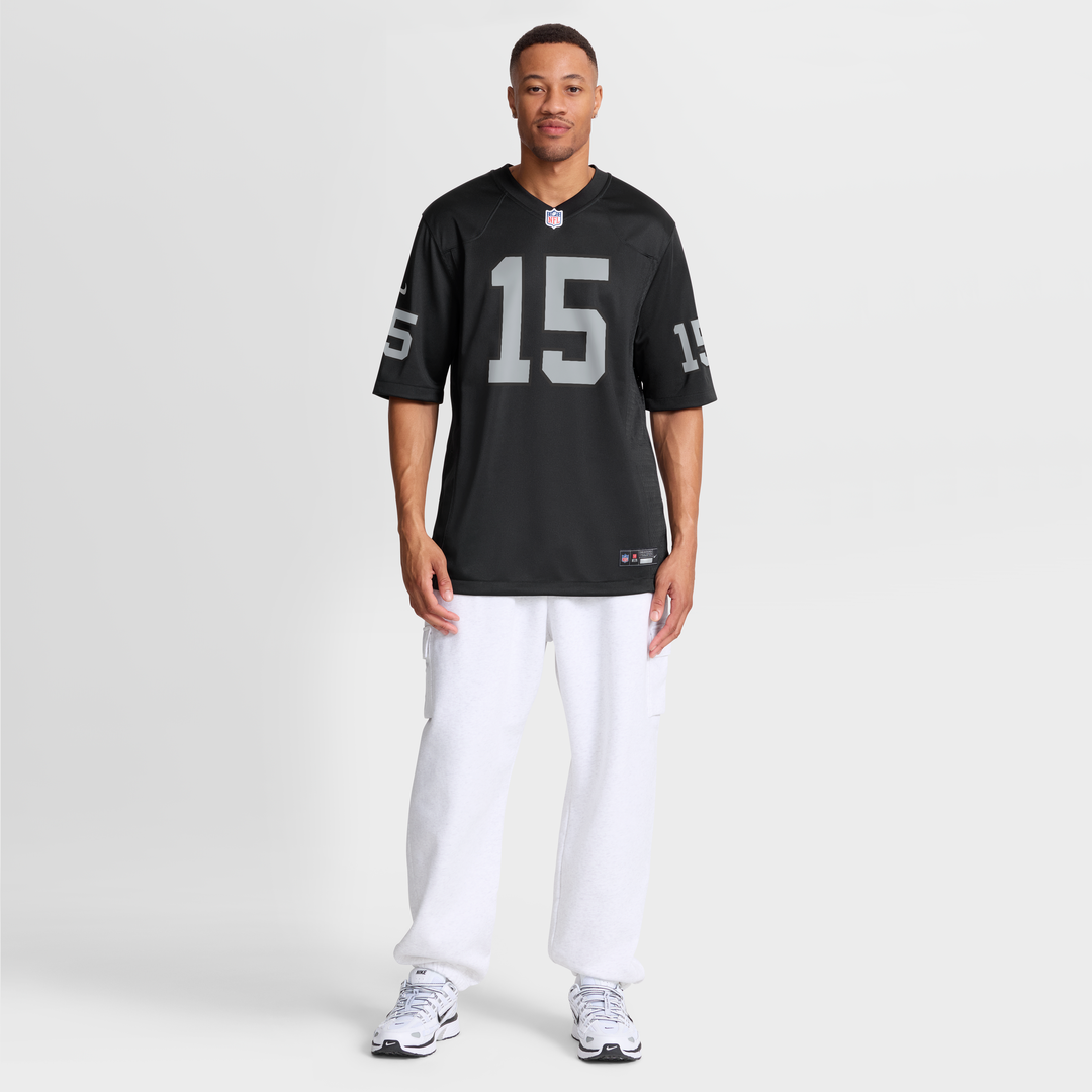 Las Vegas Raiders Fernando Mendoza Nike Black Team Game Jersey
