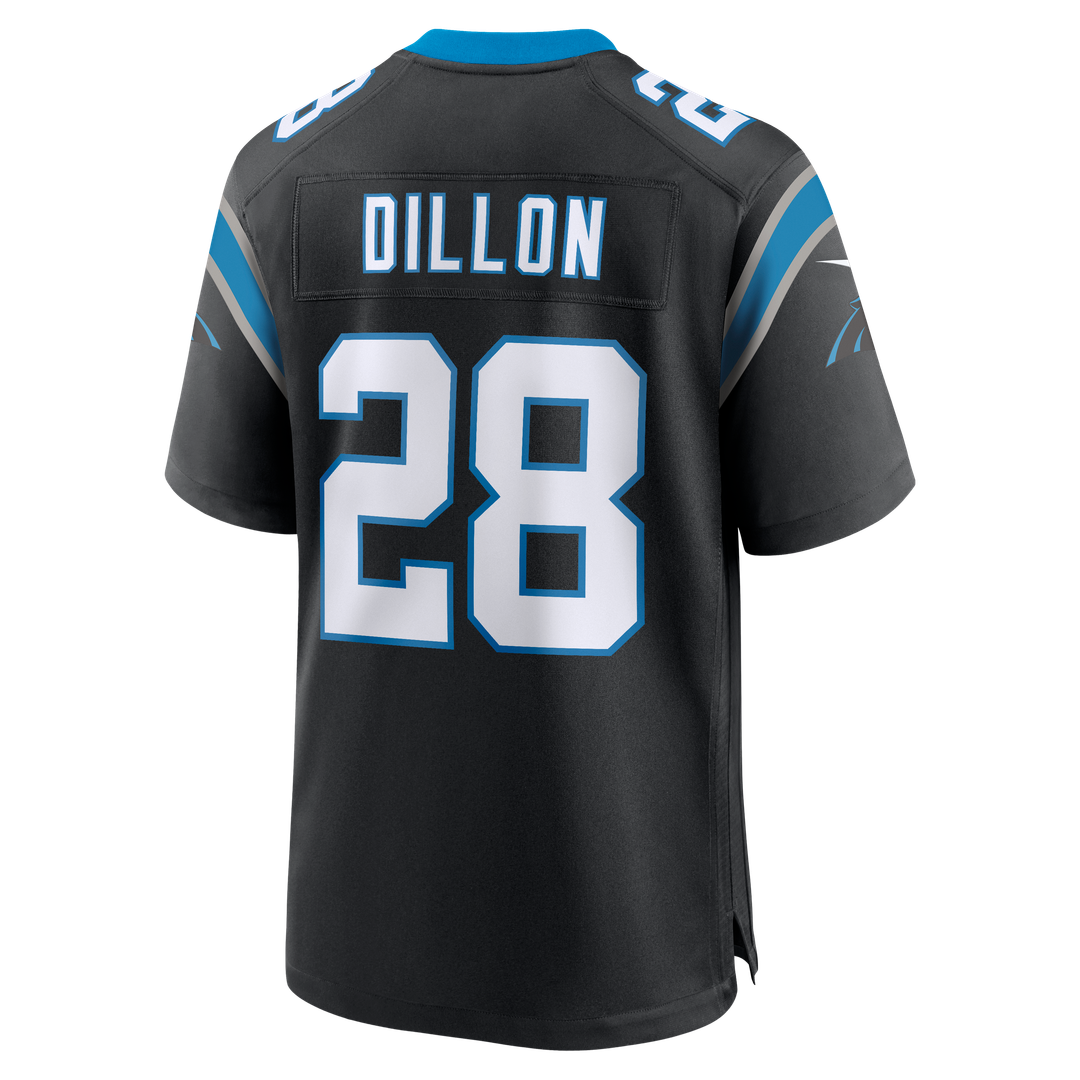 Carolina Panthers AJ Dillon Nike Black Team Game Jersey