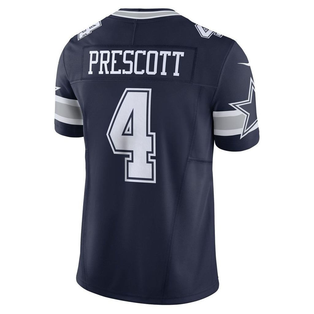 Dallas Cowboys Dak Prescott Nike Navy Vapor F.U.S.E. Limited Jersey