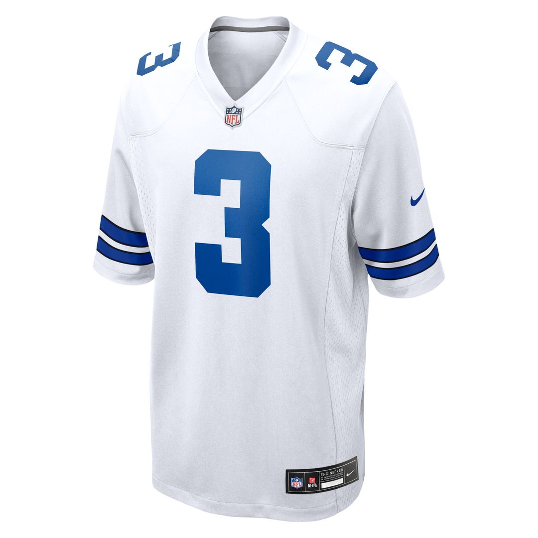 Dallas Cowboys George Pickens Nike White Game Jersey