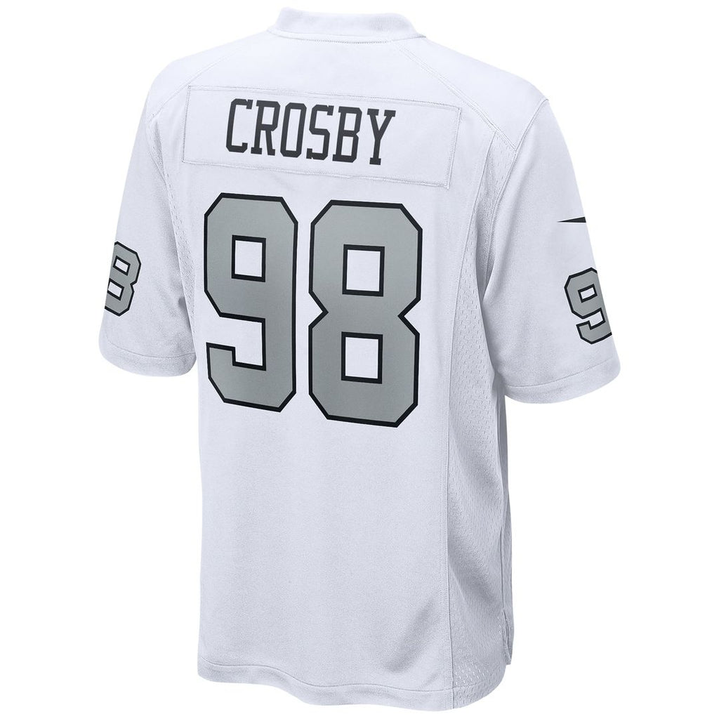Las Vegas Raiders Maxx Crosby Nike White Alternate Game Jersey