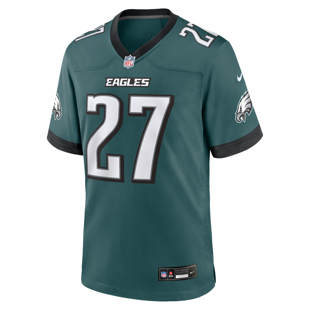 Philadelphia Eagles Quinyon Mitchell Nike Black Alternate Game Jersey