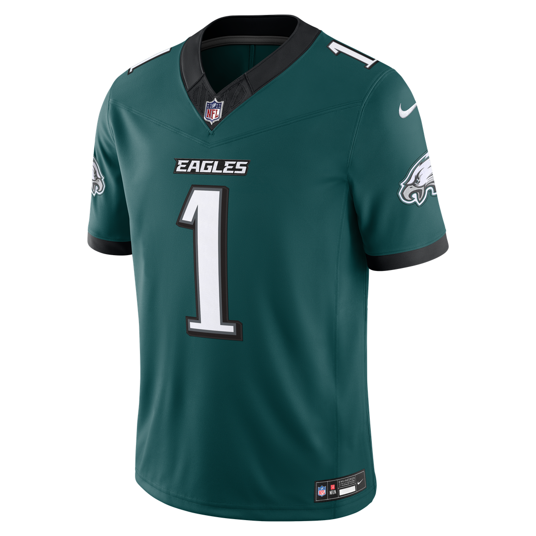 Philadelphia Eagles Jalen Hurts Nike Kelly Green Alternate Vapor F.U.S.E. Stitched Limited Jersey