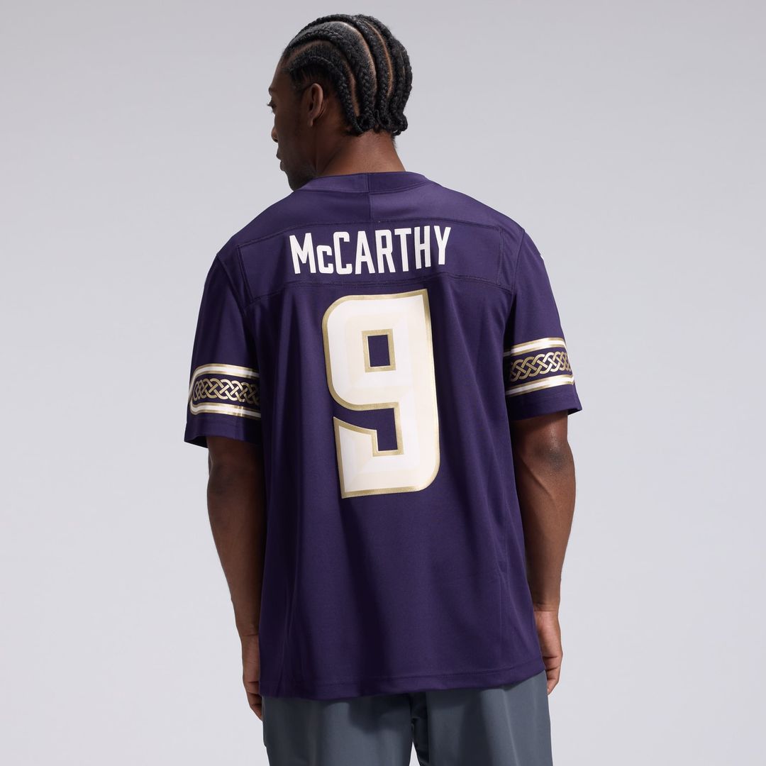 Minnesota Vikings J.J. McCarthy Nike Purple 2026 Rivalries Collection Stitched Limited Jersey