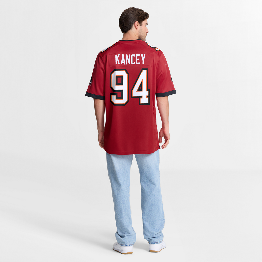 Tampa Bay Buccaneers Calijah Kancey Nike Red Game Jersey