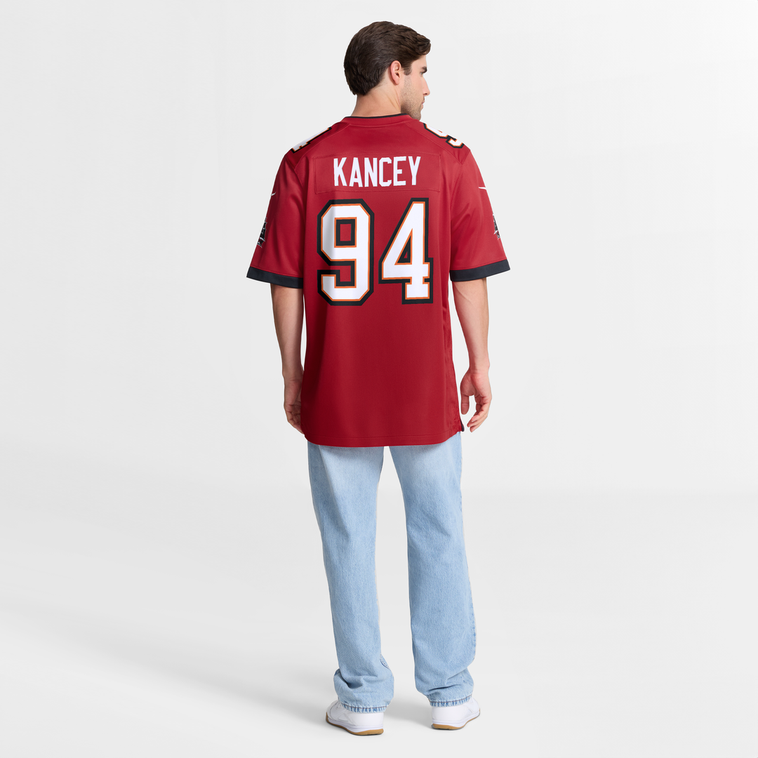 Tampa Bay Buccaneers Calijah Kancey Nike Red Game Jersey