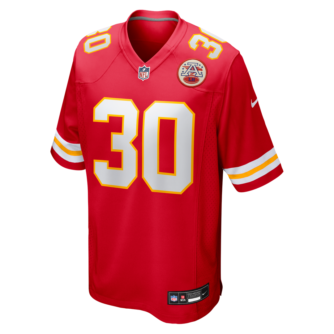 Kansas City Chiefs Chris Roland-Wallace Nike Red Game Jersey