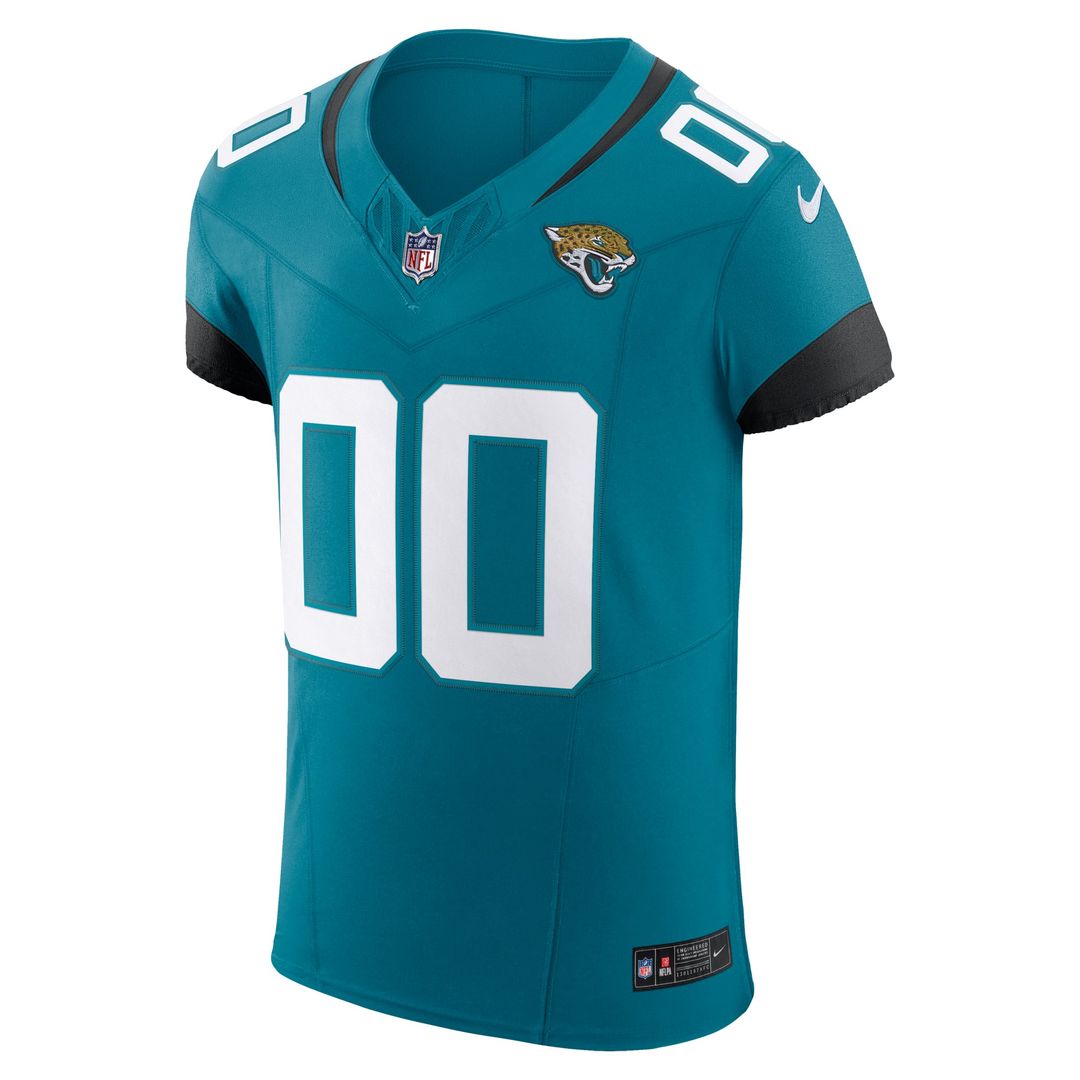 Jacksonville Jaguars Nike Teal Vapor F.U.S.E. Elite Custom Jersey