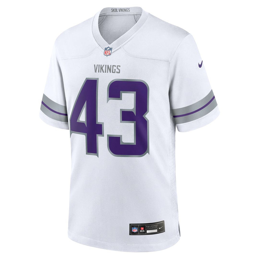 Minnesota Vikings Andrew Van Ginkel Nike Purple Team Game Jersey