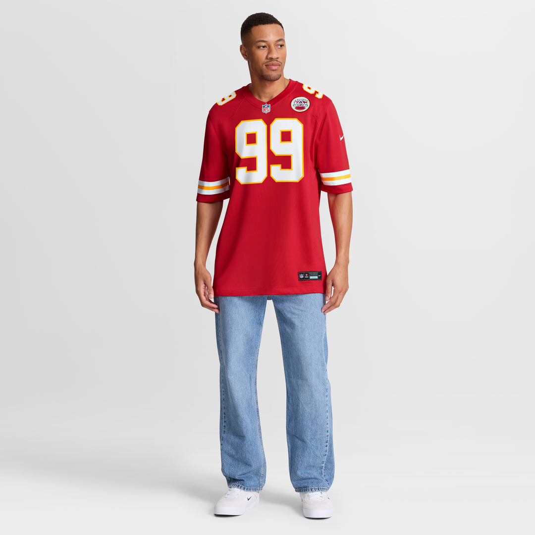 Kansas City Chiefs Peter Woods Nike Red Team Game Jersey