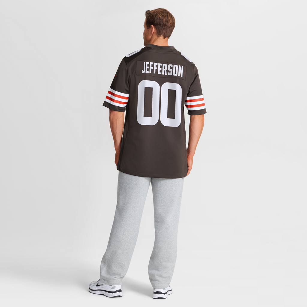Cleveland Browns Justin Jefferson Nike Brown Game Jersey