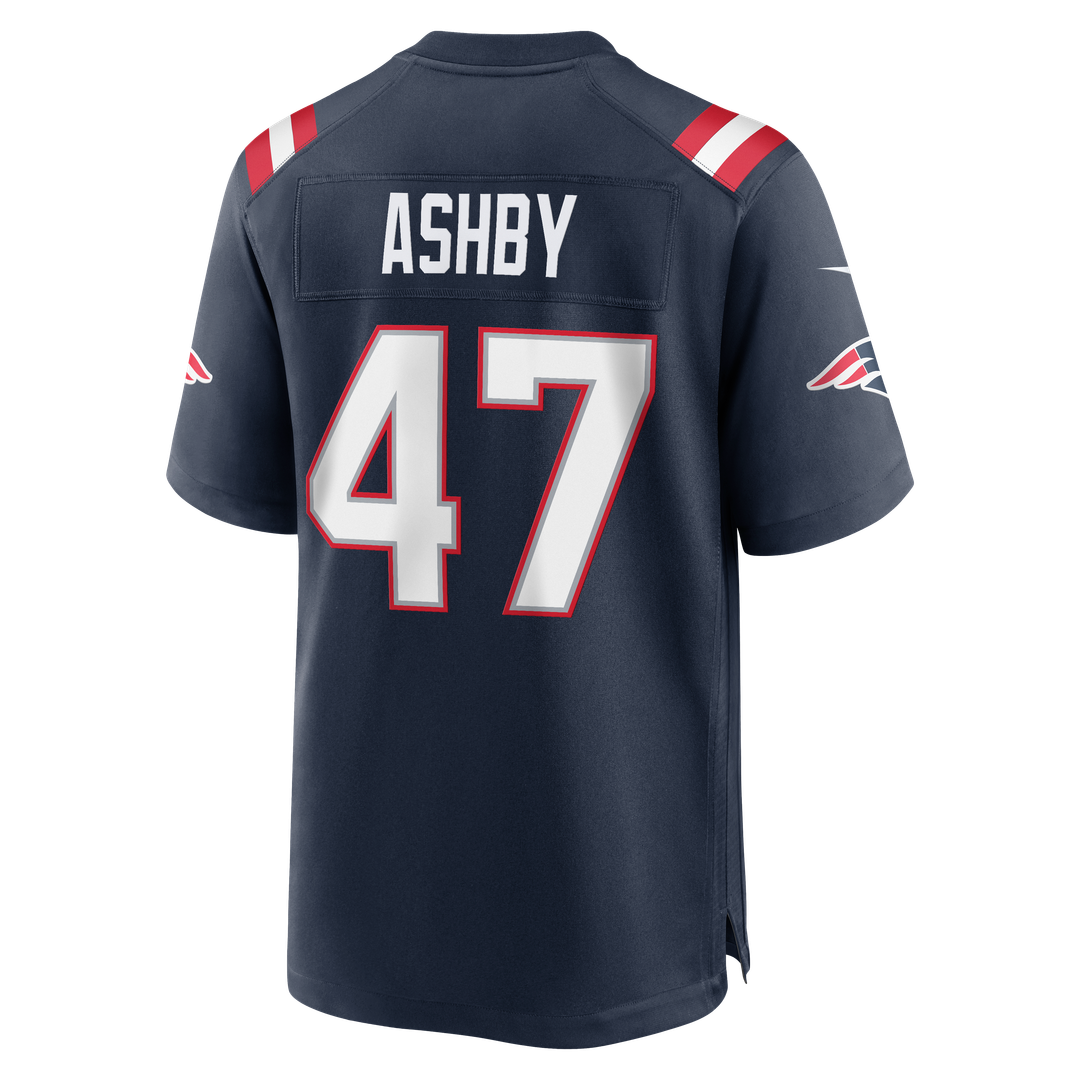 New England Patriots Julian Ashby Nike Navy Team Game Jersey