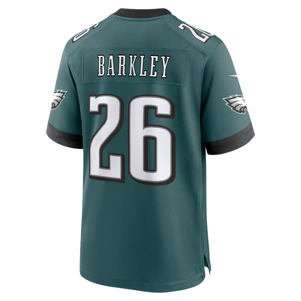 Philadelphia Eagles Saquon Barkley Nike Black Alternate Game Jersey