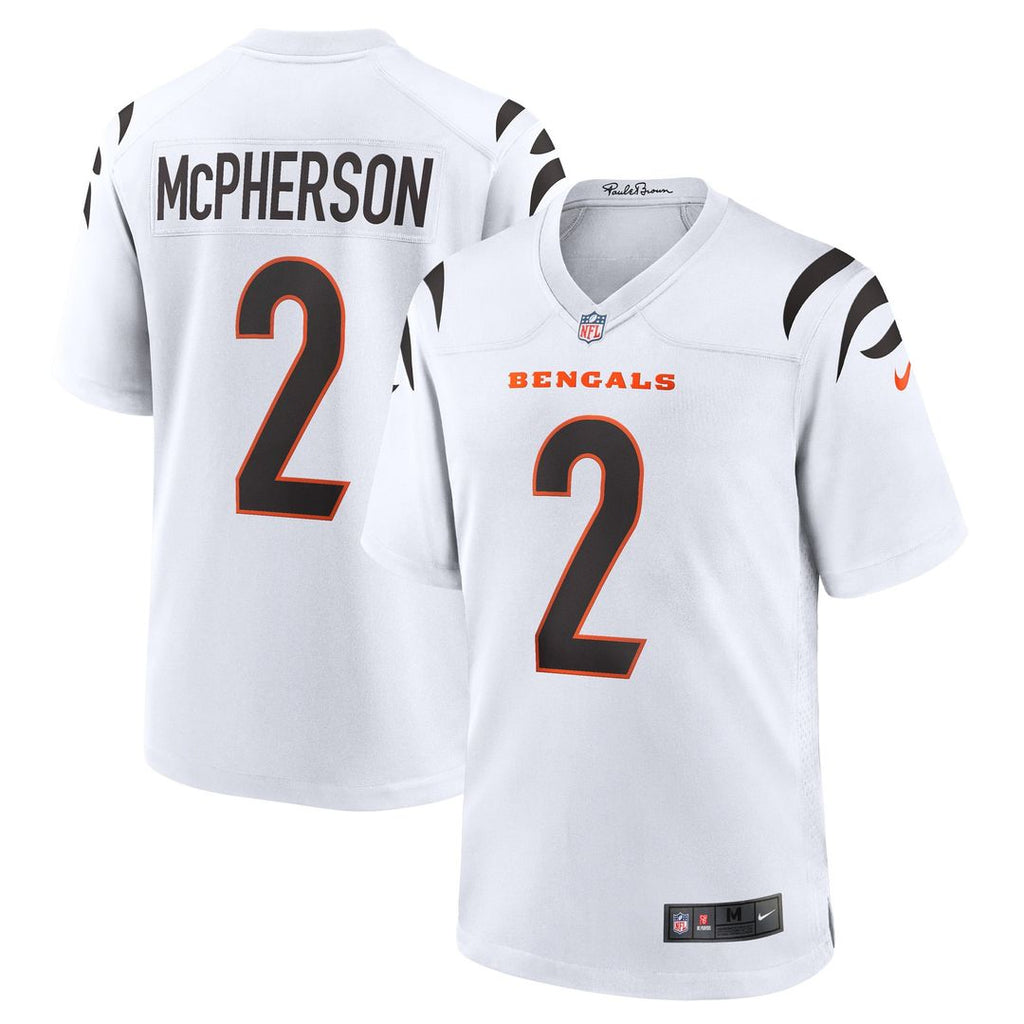 Cincinnati Bengals Evan McPherson Nike White Game Player Jersey