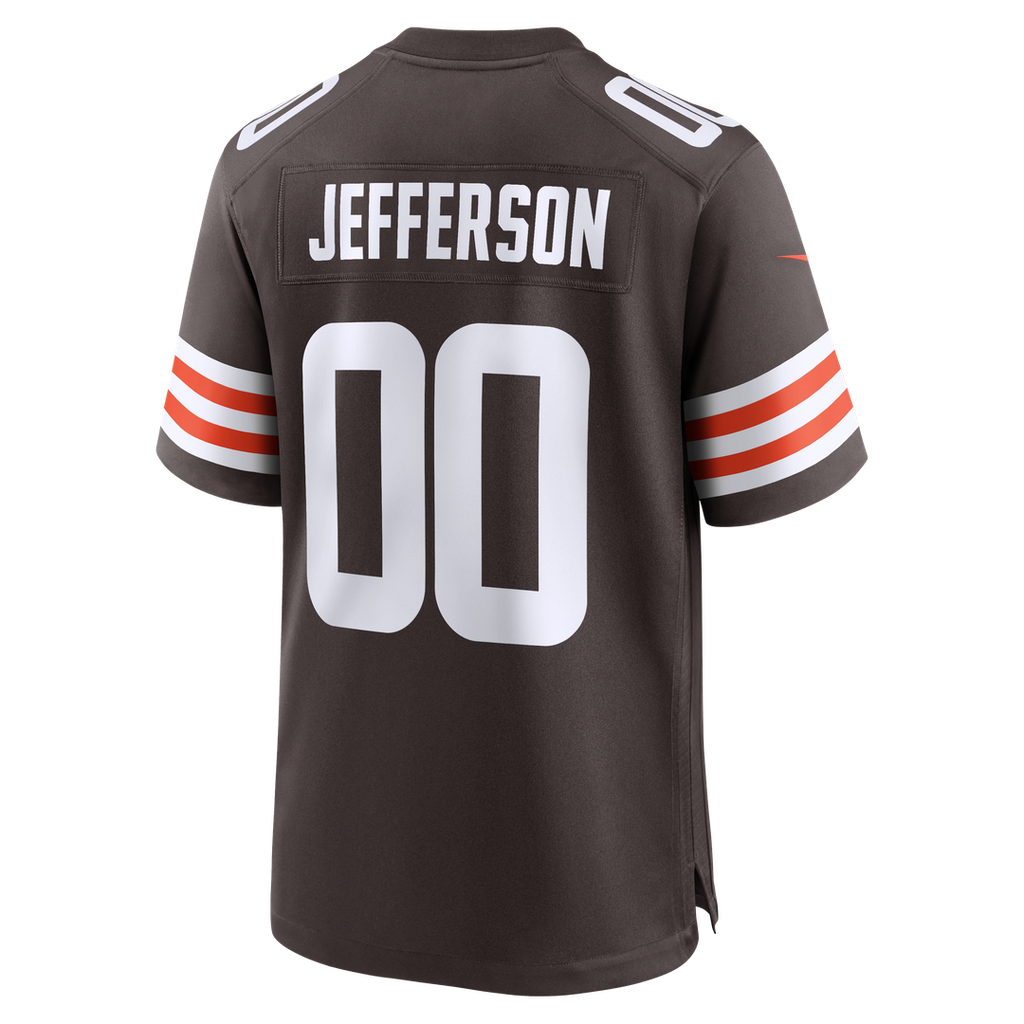 Cleveland Browns Justin Jefferson Nike Brown Game Jersey