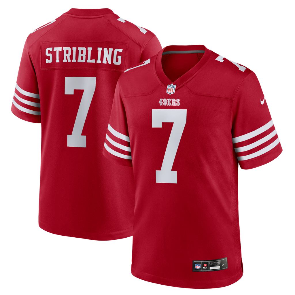 San Francisco 49ers De'Zhaun Stribling Nike Scarlet Game Jersey