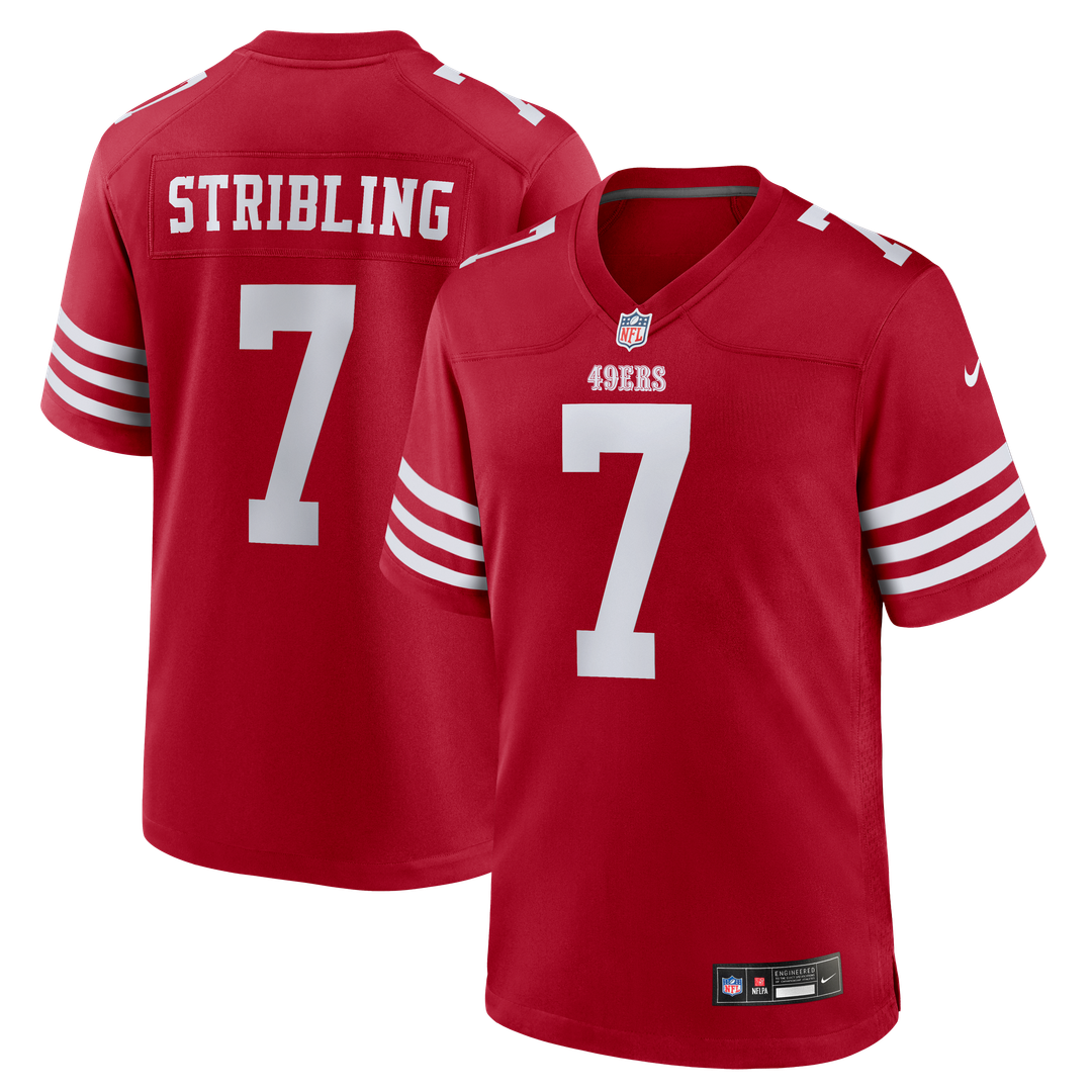 San Francisco 49ers De'Zhaun Stribling Nike Scarlet Game Jersey